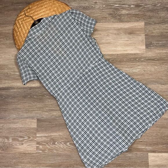 Urban Outfitters Blue Plaid Mini Dress - Picture 4 of 7